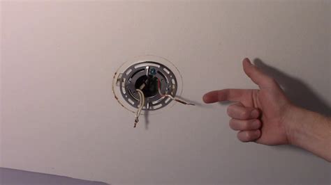 how to install a junction box in the ceiling video|ceiling light without junction box.